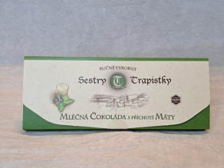 Mléčná čokoláda s příchutí máty 100g