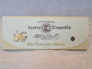 Bílá čokoláda a banán 100g 