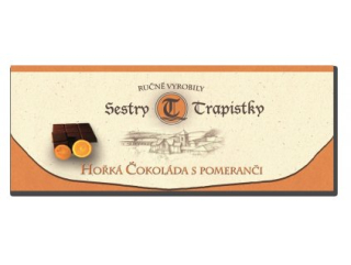 Hořká čokoláda s pomeranči  120g