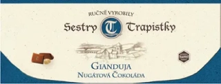 Gianduja - nugátová čokoláda bez mléka 120g