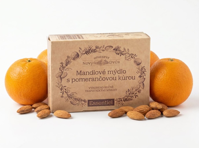 Mandlové mýdlo s pomerančovou kůrou